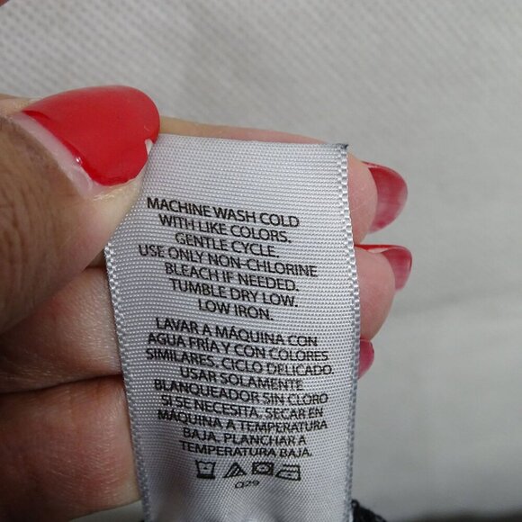 Time And Tru Black Soot Leggings Skinny Pants Women Size 10 Back Pockets ONLY - Picture 7 of 14